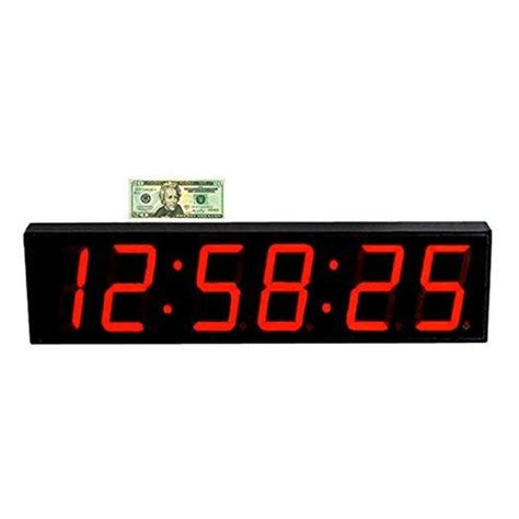 Buy Large LED Clock - Extra Large Digital 5" LED Count Down/Up/Interval ...