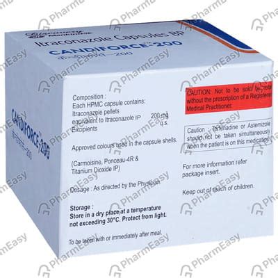 Candiforce 200 Capsule: Uses, Side-effects, Price, Dosage & More Info ...