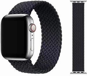 RHYO Braided Solo Loop Watch Strap Band For Apple Watch 41 mm Fabric ...