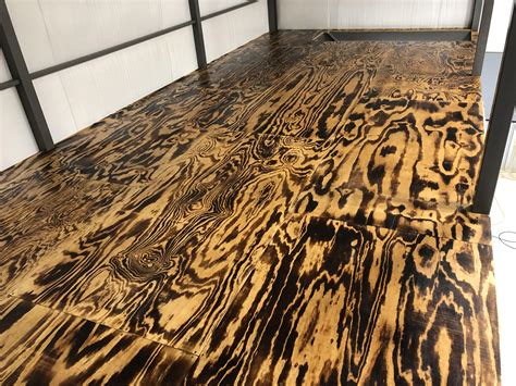 Burned Wood Floor