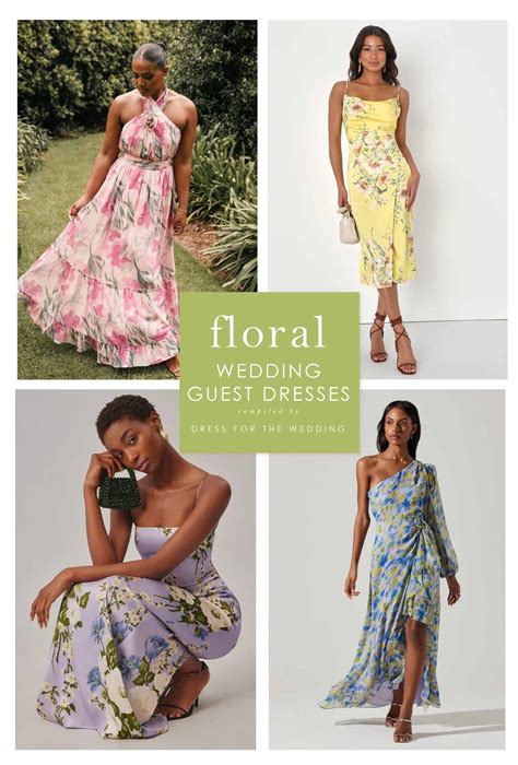 Elegant floral dresses for wedding guests 60 photos - Astyledwedding.com