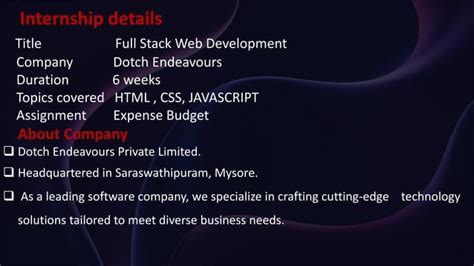 Image result for Internship Log Sheet for Full Stack Developer