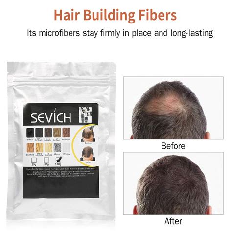 Buy Sevich hair building fibers refill bag 25 gm black for toppik ...