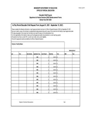 Fillable Online www.mdek12.org sites defaultMISSISSIPPI DEPARTMENT OF ...