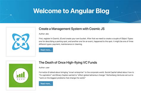 Blog Web Development Using Angular 的图像结果