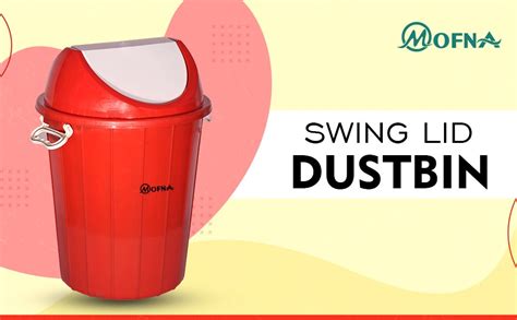 mofna Plastic Swing Type Dustbin, Waste Bin, Plastic Garbage Bin ...