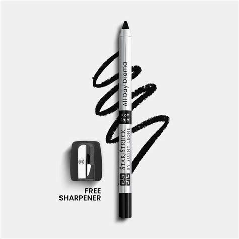 All Day Drama - 24hrs Waterproof Kajal - Black – Star Struck by Sunny Leone
