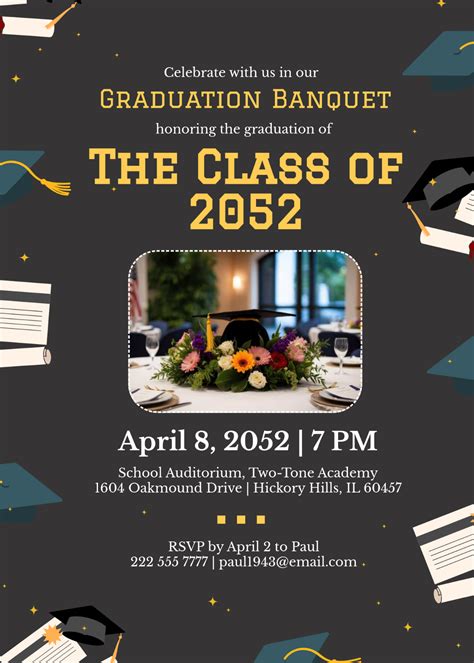 Image result for Graduation Reception Invitation