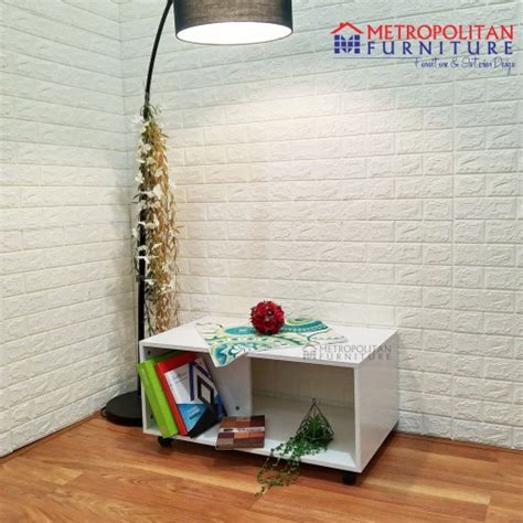 Jual Meja Tamu Modern / Coffee Table Minimalis / Rak TV Dengan Roda - L ...