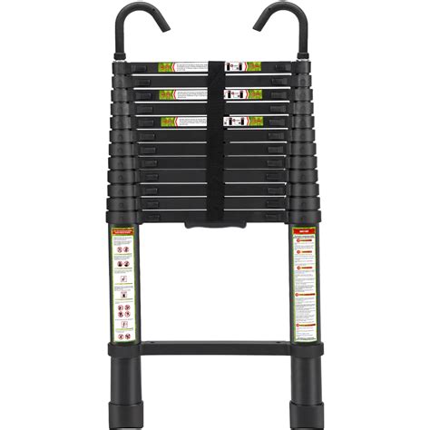 Telescopic Ladder, 16.5FT RIKADE Aluminum Telescoping Ladder with Non ...