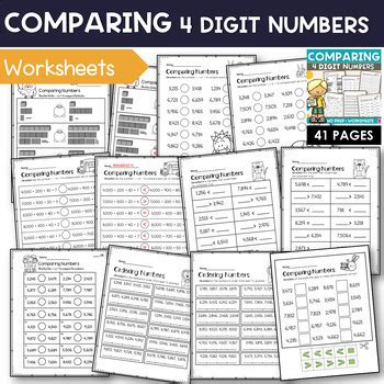Image result for Comparing 4 Digit Numbers