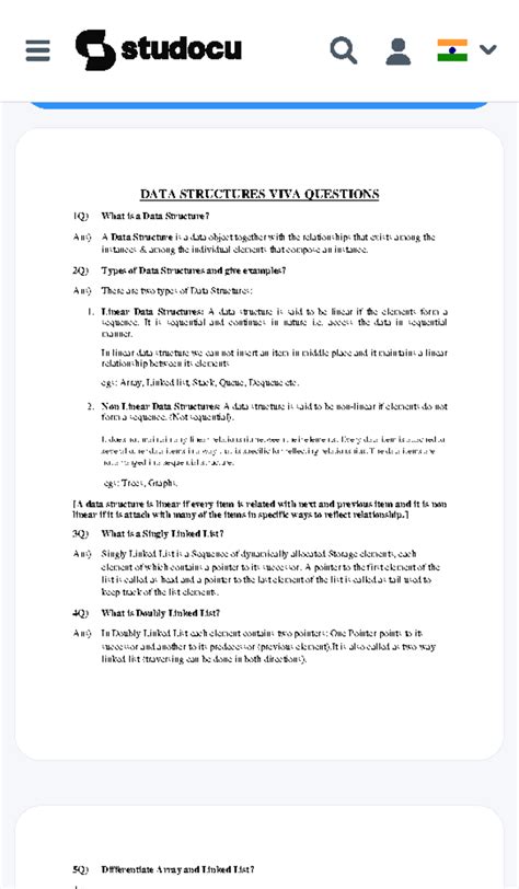 Viva Questions for data structures lab - DATA STR… - DATA STRUCTURES ...