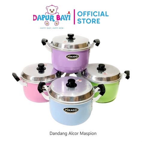 Jual MASPION Dandang Alcor Steamer Kukus Alumunium Stylish | Shopee ...