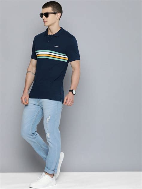 Men's Striped Polo T-shirt – Levis India Store