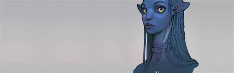 Download wallpaper fiction, minimalism, sketch, art, Neytiri, Boris ...