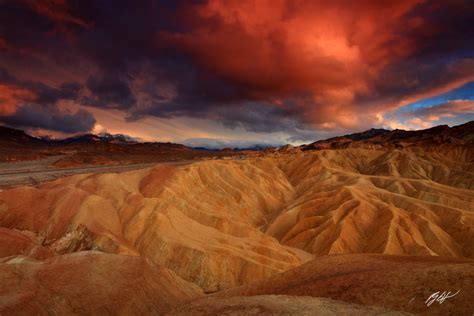 D190 Sunset Zabriskie Point, Death Valley National Park, California ...