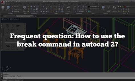 Image result for Break Line Command AutoCAD