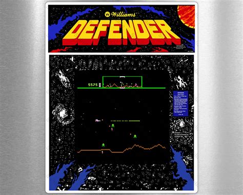 Defender Arcade Game Graphics