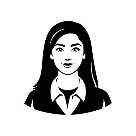 Girl icon silhouette vector for character and figure design | Premium ...