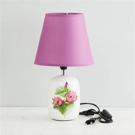 Buy Beam Lehky Printed Round Table Lamp from Home Centre at just INR 799.0