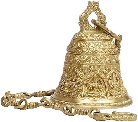 Buy Bhawani Pure Brass (pital) mandir ghanta 4.5 kg Weight Size.(Brass ...
