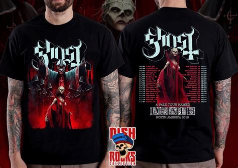 Ghost Bc Band T Shirt Size S 2Xl Retro T Shirt Men'S Short Sleeve O ...