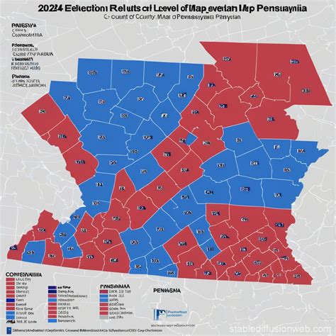 Pennsylvania 2024 Election Results County-Level Map | Stable Diffusion ...