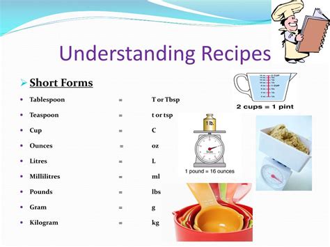 Basic Knowledge On Recipes 的图像结果