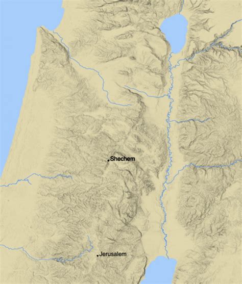 The Significance Of The Shechem Map: A Comprehensive Exploration ...