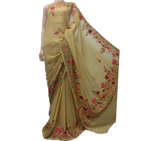 Pastel Designer Kashmir Aari Work