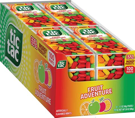 Amazon.com: Tic Tac Fruit Adventure Mints, Bulk 12 Pack, On-The-Go ...