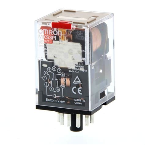 MKS3PI-5 240VAC Omron | Omron Plug In Power Relay, 240V ac Coil, 10A ...