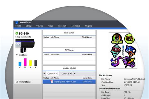 Image result for Roland VersaWorks Perf Cut SignLab