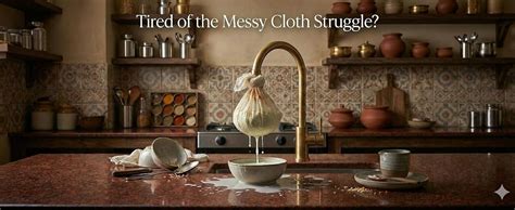 Wissel Hung Curd Maker & Paneer Mould Press | 1.1L Greek Yogurt ...