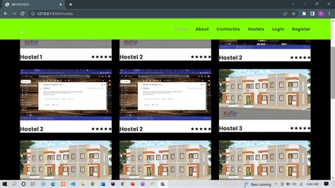 Hostel Management Dashboard Using Bootstrap 的图像结果