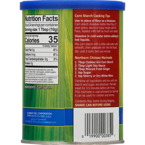 Corn Starch Nutritional Value | Besto Blog