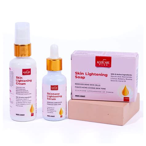 Kozicare Plus 3 STEP Kit for Anti-Pigmentation, Reduce Uneven Skin
