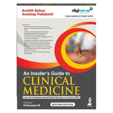 An Insider’s Guide to Clinical Medicine By Archith Boloor | 2nd Edition ...