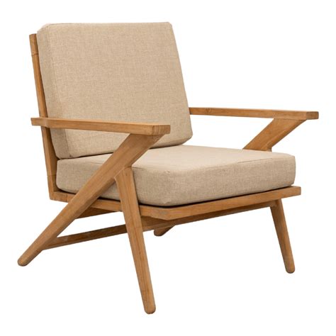Morna Solid Teak Wood Lounge Chair – Nismaaya Decor