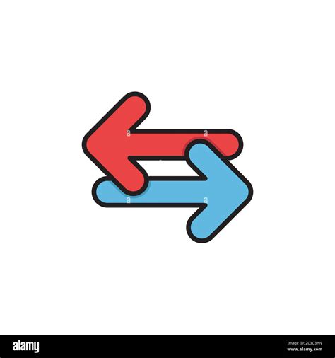 Two Arrows Left Right High Resolution Stock Photography and Images - Alamy