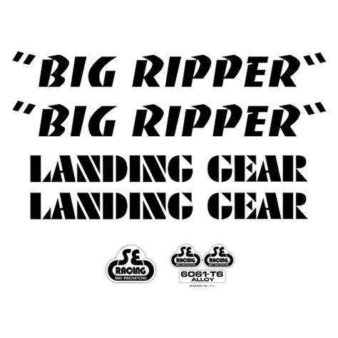 Decals SE BIKES Set Big Ripper BK : Amazon.in: Car & Motorbike