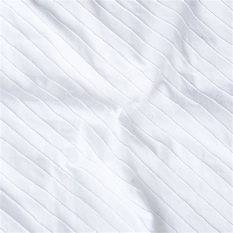 Pure Cotton White Pintucks Dignal Stripes Fabric – Sanskruti
