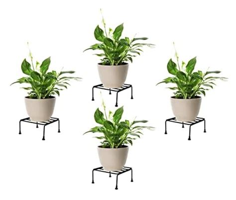 Silaa Pack of 4 Plant Stand For Balcony, Plant Stand For Flower Pot ...