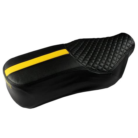 Cameo Sports Bike Seat Cover Black and Yellow for Bajaj Discover 135 ...