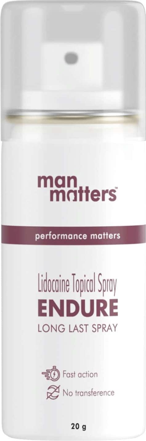 Buy MAN MATTERS ENDURE LONG LAST SPRAY 20 G` Online & Get Upto 60% OFF ...
