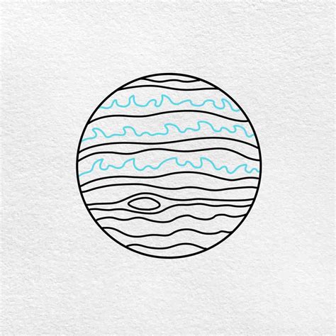 How to Draw Jupiter - HelloArtsy