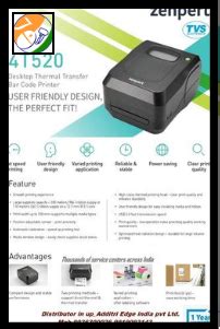 TVSE ZENPERT 4T520 Thermal Transfer & Direct Thermal Printer ~ POS Guru