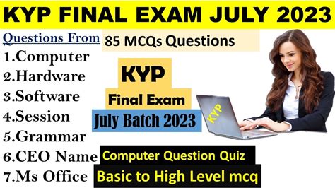 Kyp Exam Questions 的图像结果