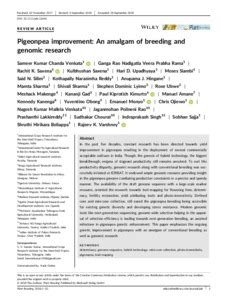 Pigeonpea improvement: An amalgam of breeding and genomic research ...