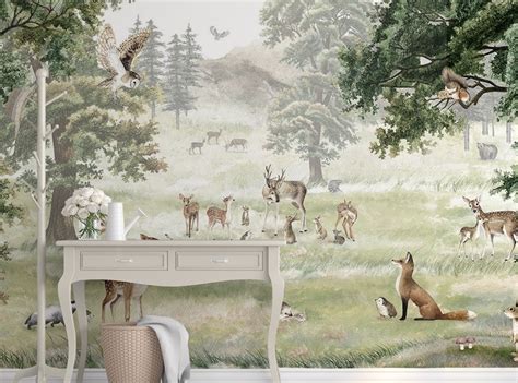 Magical Forest & Animal Sanctuary Wall Murals